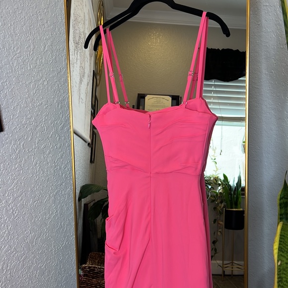 HOUSE OF CB 'Milena' Hot Pink Corset Maxi Dress NWOT - Picture 10 of 10